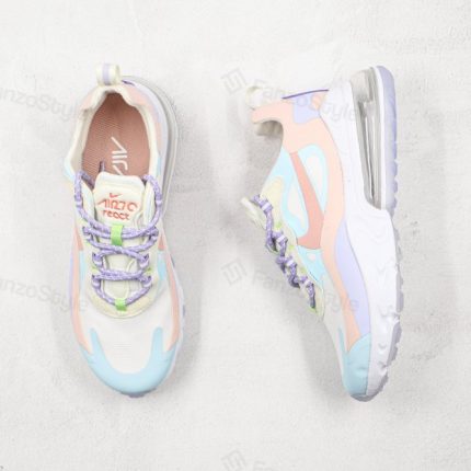 Nike Air Max 270 React Coral Stardust نایک ایر مکس ۲۷۰ ری اکت کورال استارداست