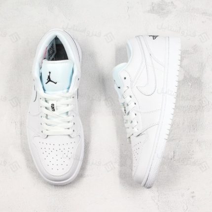 نایک ایر جردن وان لو وایت سفید nike air jordan 1 White
