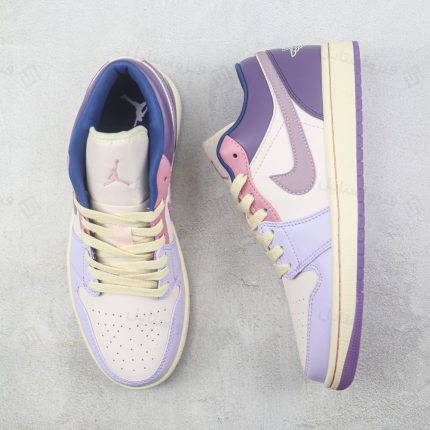 نایک ایر جردن وان لو پستل پرپل nike air jordan 1 low pastel purple