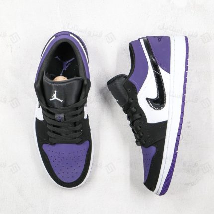نایک ایر جردن وان لو کورت پرپل nike air jordan 1 low Court Purple