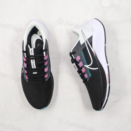 زنانه نایک ایر زوم پگاسوس ۳۸ Nike air zoom Pegasus 38 BLACK WHITE BLUE