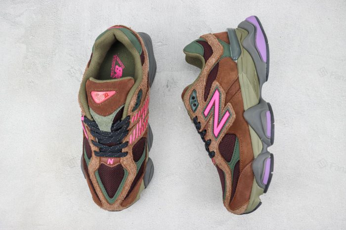 کتونی نیوبالانس ۹۰۶۰ قهوه‌ای صورتی NewBalance 9060 Brown pink
