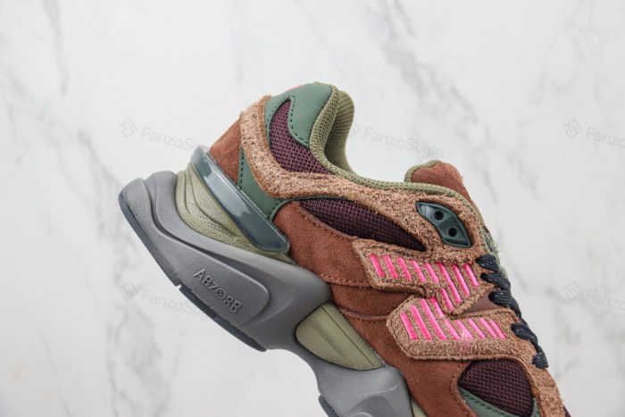 کتونی نیوبالانس ۹۰۶۰ قهوه‌ای صورتی NewBalance 9060 Brown pink