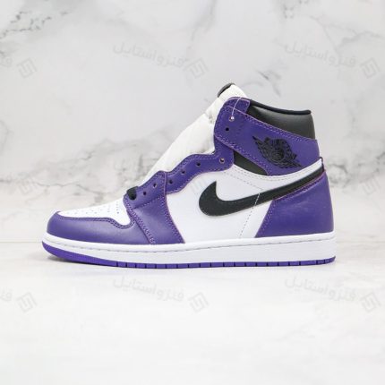 نایک ایر جردن وان های کورت پرپل Nike Air Jordan 1 High Court Purple